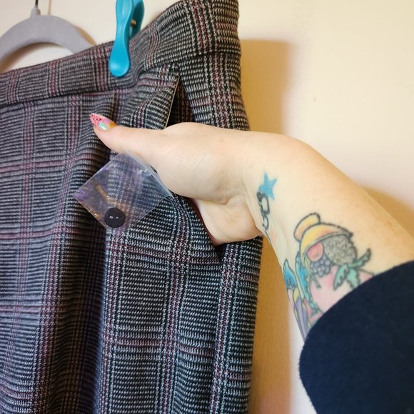 ModCloth Cropped Plaid Trousers Sz 20W NWT - Picture 6 of 10